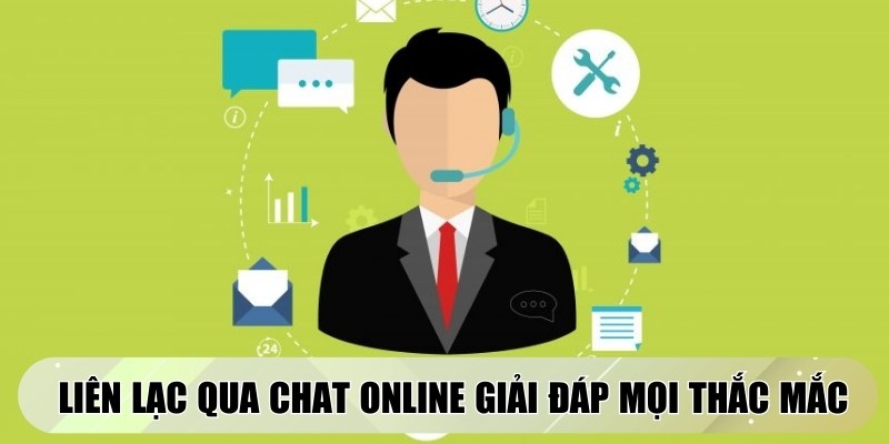 Liên lạc qua chat online bạn sẽ được giải đáp mọi thắc mắc